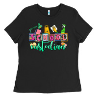 Black school custodian Ladies Tee - AdoDesignShop