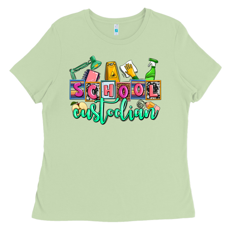 School Custodian Ladies Tee by AdoDesignShop | Teevron