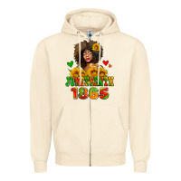 Sandshell afro woman juneteenth 1865 Zipper Hoodie - AdoDesignShop