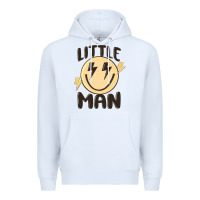 White little man Premium Hoodie - MaliasSmallBusiness