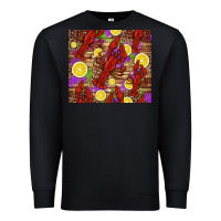 Black mardi gras crawfish and lemons Premium Sweatshirt - Jasminsmagicworld