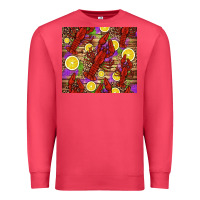 Cardinal mardi gras crawfish and lemons Premium Sweatshirt - Jasminsmagicworld