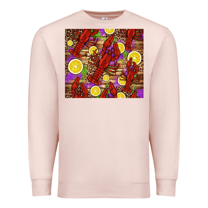 Mardi Gras Crawfish And Lemons Premium Sweatshirt by Jasminsmagicworld | Teevron