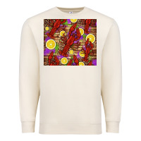 Sandshell mardi gras crawfish and lemons Premium Sweatshirt - Jasminsmagicworld