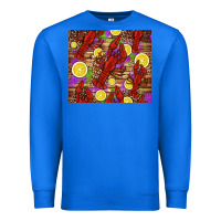 True Royal mardi gras crawfish and lemons Premium Sweatshirt - Jasminsmagicworld
