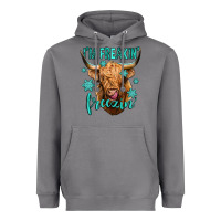 Storm i'm freakin freezin long haired cow Heavyweight Hoodie - Jasminsmagicworld