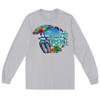 Moon Dust beach please Long Sleeve Tee - SublimationCraftShop
