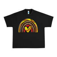 Black softball rainbow Urban Heavy Tee - Zillion Design Studio