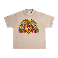 French Oak softball rainbow Urban Heavy Tee - Zillion Design Studio
