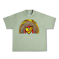 Oil Green softball rainbow Urban Heavy Tee - Zillion Design Studio