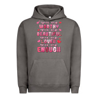 Pigment Tornado you are worthy beautiful loved enough valentines Urban Hoodie - LillyAllenDesigns