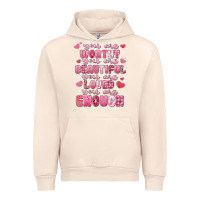 Sandshell you are worthy beautiful loved enough valentines Urban Hoodie - LillyAllenDesigns