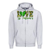 Love St Patrick S Heart Zipper Hoodie | Teevron