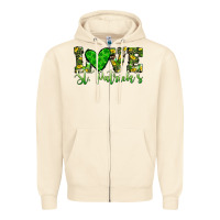 Sandshell love st patrick s heart Zipper Hoodie - JahusDesignShop