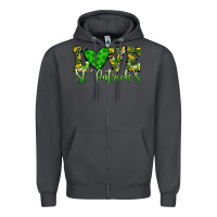 Smoke love st patrick s heart Zipper Hoodie - JahusDesignShop