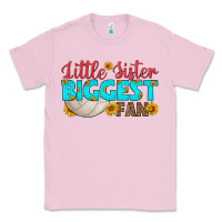Bubblegum Pink little sister biggest fan Classic Tee - HRA Design Shop