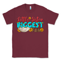 Burgundy little sister biggest fan Classic Tee - HRA Design Shop