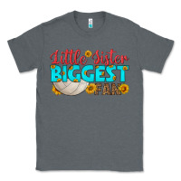 Charcoal Heather little sister biggest fan Classic Tee - HRA Design Shop