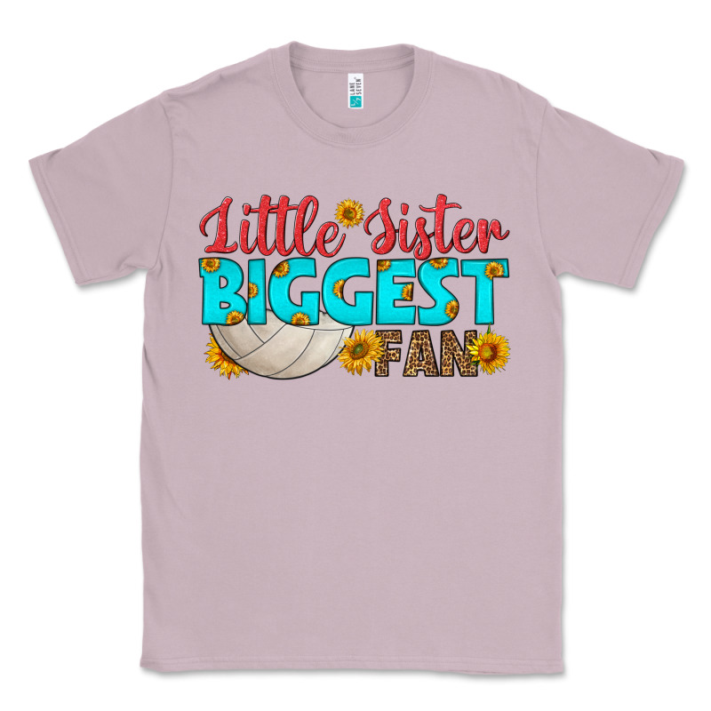 Little Sister Biggest Fan Classic Tee by HRA Design Shop | Teevron