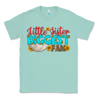 Seafoam little sister biggest fan Classic Tee - HRA Design Shop
