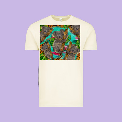 Koala Tumbler Vintage Tee Designed By Barkaloodesign