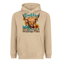 Mushroom don't be a salty heifer long haired cow Heavyweight Hoodie - Jasminsmagicworld