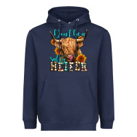 Navy don't be a salty heifer long haired cow Heavyweight Hoodie - Jasminsmagicworld