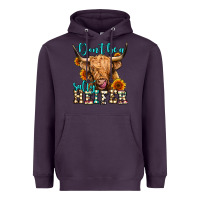 Plum don't be a salty heifer long haired cow Heavyweight Hoodie - Jasminsmagicworld