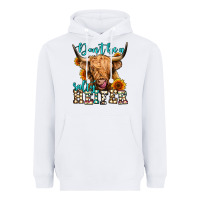 White don't be a salty heifer long haired cow Heavyweight Hoodie - Jasminsmagicworld