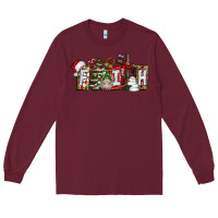Burgundy Faith Long Sleeve Tee - CowhideDigitalArt