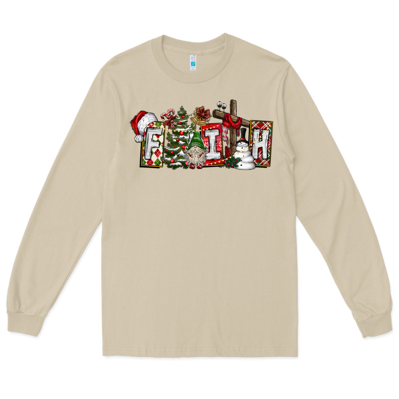Faith Long Sleeve Tee by CowhideDigitalArt | Teevron