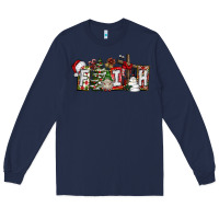 Navy Faith Long Sleeve Tee - CowhideDigitalArt