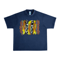 Navy softball brushstroke Urban Heavy Tee - Zillion Design Studio