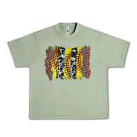 Oil Green softball brushstroke Urban Heavy Tee - Zillion Design Studio