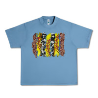 Pebble Blue softball brushstroke Urban Heavy Tee - Zillion Design Studio