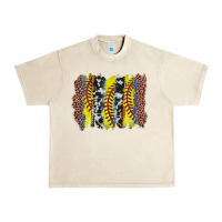 Sandshell softball brushstroke Urban Heavy Tee - Zillion Design Studio