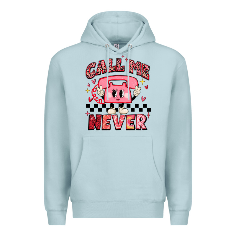 Call Me Never Premium Hoodie by MaliasSmallBusiness | Teevron