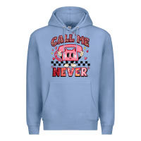 Colony Blue call me never Premium Hoodie - MaliasSmallBusiness