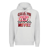 Dove Grey call me never Premium Hoodie - MaliasSmallBusiness