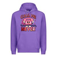 Purple call me never Premium Hoodie - MaliasSmallBusiness
