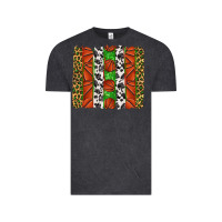 Vintage Black basketball brush strokes Vintage Tee - texasbilliewilder