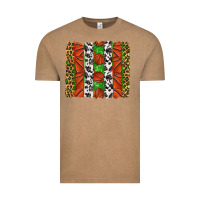 Vintage Coffee basketball brush strokes Vintage Tee - texasbilliewilder