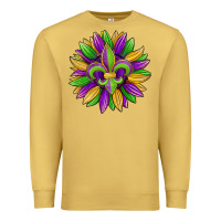 Antique Gold mardi gras carnival sunflower Premium Sweatshirt - Jasminsmagicworld