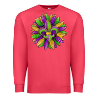 Cardinal mardi gras carnival sunflower Premium Sweatshirt - Jasminsmagicworld