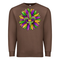 Chestnut mardi gras carnival sunflower Premium Sweatshirt - Jasminsmagicworld
