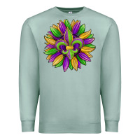 Seafoam mardi gras carnival sunflower Premium Sweatshirt - Jasminsmagicworld