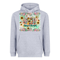Heather Grey god is my refugee and strength Heavyweight Hoodie - NancyCooperArtShop
