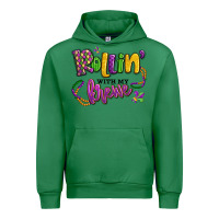 Emerald rollin' with my krewe mardi gras Urban Hoodie - LillyAllenDesigns