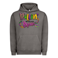 Pigment Tornado rollin' with my krewe mardi gras Urban Hoodie - LillyAllenDesigns