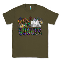 Army Green let's go ghouls Classic Tee - CowhideDigitalArt